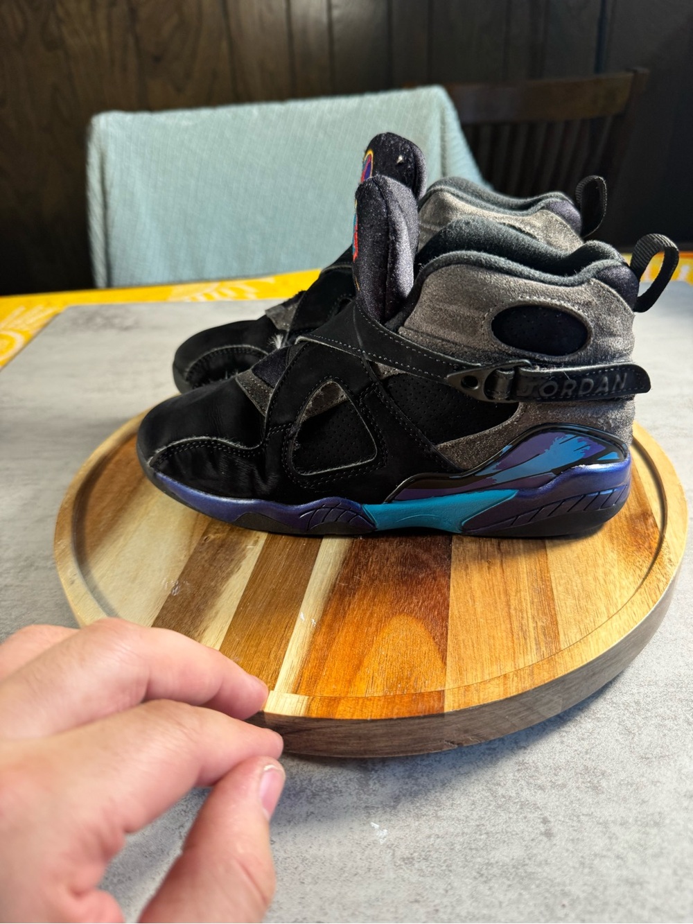 Jordan 8 Aqua 2025 Release Size 2.5 US